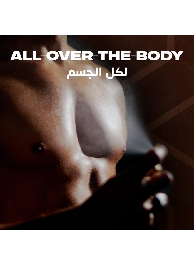 Axe مزيل عرق للرجال برائحة الجلد والبسكويت، 150 مل عبوة من 3 - Image 4
